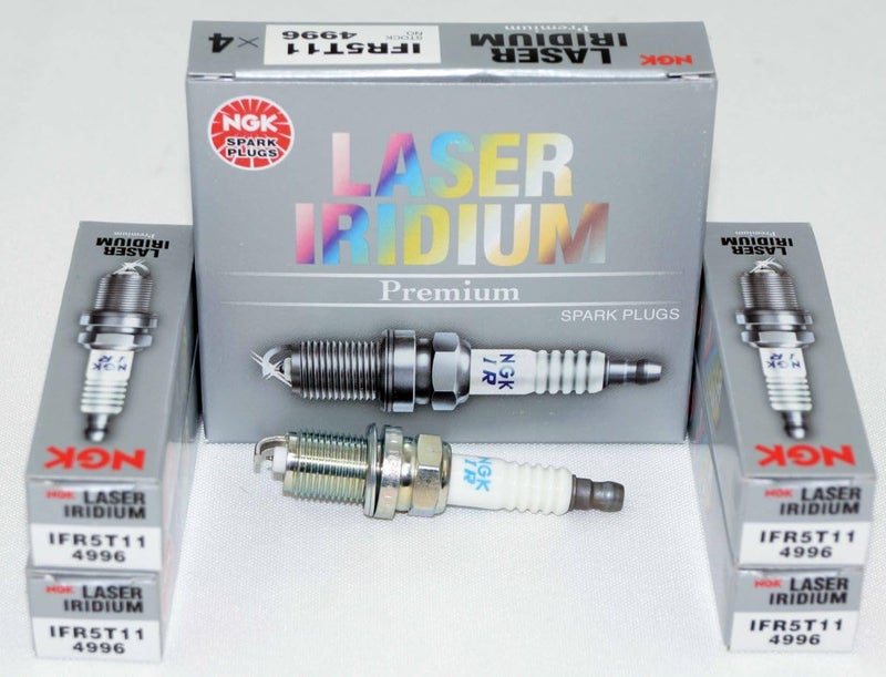 NGK 4996 Laser Iridium Spark Plugs IFR5T11 Pack of 4 - Image 1
